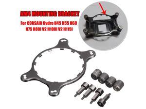 CPU Cooler Fan Bracket Heatsink Holder AM4 Mounting Bracket Kit for Corsair Hydro Series H45 H55 H60 H75 H80I V2 H100i V2 H115i CPU Cooler Fan Bracket Heatsink Holder AM4 Mounting Bracket Kit for Corsair Hydro Series H45 H55 H60 H75 H80I V2 H100i V2 H115i