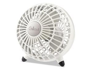 honeywell environmental gf3w chillout usb/ac adapter personal fan, white, 6quot;diameter, 1 speed honeywell environmental gf3w chillout usb/ac adapter personal fan, white, 6quot;diameter, 1 speed