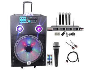 NYC Acoustics Powered 15" Karaoke Machine/System 4 ipad/iphone/Android/Laptop/TV NYC Acoustics Powered 15" Karaoke Machine/System 4 ipad/iphone/Android/Laptop/TV