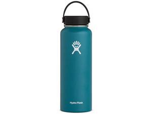 hydro flask water bottle stainless steel & vacuum insulated wide mouth with leak proof flex cap 40 oz, jade hydro flask water bottle stainless steel & vacuum insulated wide mouth with leak proof flex cap 40 oz, jade