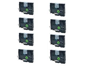 8PK TZeFX231 TZFX231 Black on White Label Tape For Brother P-Touch PT-2310 12mm 8PK TZeFX231 TZFX231 Black on White Label Tape For Brother P-Touch PT-2310 12mm