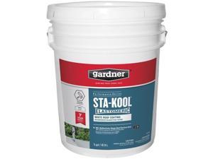 Gardner Sta Kool Elastomeric White Roof Coating Reflective Protection 5 Gal. Gardner Sta Kool Elastomeric White Roof Coating Reflective Protection 5 Gal.