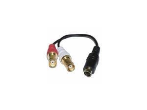Philmore 45-457 S-Video 4-Pin S-VHS Male to Two BNC Female Connectors Philmore 45-457 S-Video 4-Pin S-VHS Male to Two BNC Female Connectors