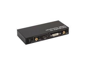 DVI & SPDIF Coax Coaxial Digital Optical TOSLINK Audio to HDMI Converter Hub DVI & SPDIF Coax Coaxial Digital Optical TOSLINK Audio to HDMI Converter Hub