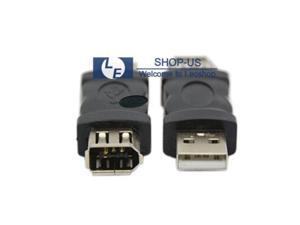 NEW Firewire IEEE 1394 6 Pin Female F to USB M male Adaptor Converter NEW Firewire IEEE 1394 6 Pin Female F to USB M male Adaptor Converter