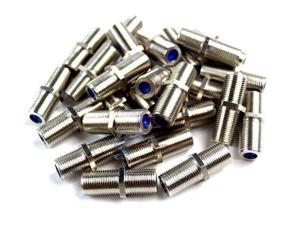 25 Pack 3GHz F-81 F Type Female to Female Barrel Connector Coax SATV CCTV F81 25 Pack 3GHz F-81 F Type Female to Female Barrel Connector Coax SATV CCTV F81