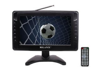 Milanix MX10 10" Portable Widescreen LCD TV with Detachable Antennas, USB/SD Car Milanix MX10 10" Portable Widescreen LCD TV with Detachable Antennas, USB/SD Car