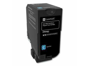 Lexmark CX725, High-Yield, Toner, 16000 Page-Yield, Cyan (LEX84C1HC0) Lexmark CX725, High-Yield, Toner, 16000 Page-Yield, Cyan (LEX84C1HC0)