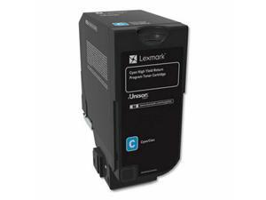 Lexmark CS725, High-Yield, Toner, 12000 Page-Yield, Cyan (LEX74C1HC0) Lexmark CS725, High-Yield, Toner, 12000 Page-Yield, Cyan (LEX74C1HC0)