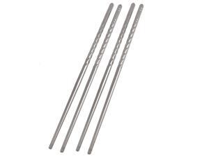 Global Bargains Twisty Handgrip 8.8" Length Metal Chinese Style Chopsticks 2 Pairs Global Bargains Twisty Handgrip 8.8" Length Metal Chinese Style Chopsticks 2 Pairs