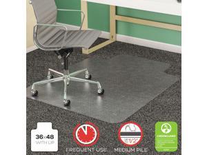Deflecto SuperMat for Carpet - Carpet, Indoor - 48" Length x 36" Width - Lip Size 10" Length x 19" Width - Rectangle - C Deflecto SuperMat for Carpet - Carpet, Indoor - 48" Length x 36" Width - Lip Size 10" Length x 19" Width - Rectangle - C