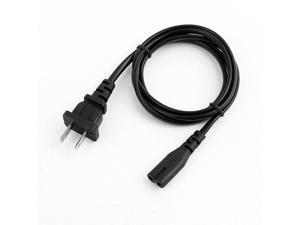 Generic 5ft 2pin Power Cord Cable for Boombox Radio CD Player Stereo Receiver HD Generic 5ft 2pin Power Cord Cable for Boombox Radio CD Player Stereo Receiver HD