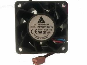 Delta FFB0612SHE-F00 60mmx60mmx38mm Hi Speed Fan, 3pin Delta FFB0612SHE-F00 60mmx60mmx38mm Hi Speed Fan, 3pin
