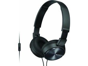 Sony ZX Series MDR-ZX310AP Foldable Headband Style Stereo Headphones w/Mic-Black Sony ZX Series MDR-ZX310AP Foldable Headband Style Stereo Headphones w/Mic-Black