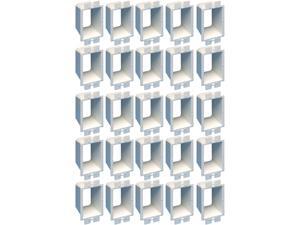 Arlington BE1-25 Electrical Outlet Box Extender, 1-Gang, White, 25-Pack Arlington BE1-25 Electrical Outlet Box Extender, 1-Gang, White, 25-Pack