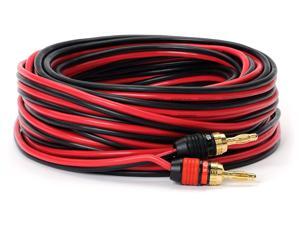 Aurum Cables 12 Gauge Speaker Wire with Pro Series Banana Plugs - 25 feet Aurum Cables 12 Gauge Speaker Wire with Pro Series Banana Plugs - 25 feet