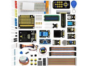 KEYESTUDIO for Raspberry Pi Starter Kit with PCF8591 Shield, LEDs, Resistors, Sensors, 1602 LCD, IR Remote Control, Ultrasonic for Raspberry Pi 3 B+ (B Plus) KEYESTUDIO for Raspberry Pi Starter Kit with PCF8591 Shield, LEDs, Resistors, Sensors, 1602 LCD, IR Remote Control, Ultrasonic for Raspberry Pi 3 B+ (B Plus)