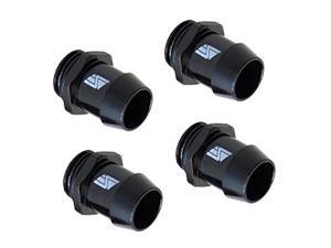 Swiftech G1/4" to 1/2" Barb Fitting for Soft Tubing, Black, 4-pack Swiftech G1/4" to 1/2" Barb Fitting for Soft Tubing, Black, 4-pack