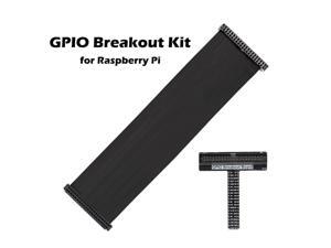 iUniker Raspberry Pi GPIO Breakout Kit, RPi GPIO Breakout Expansion Kit - Assembled T Type Pi Breakout + Ribbon Cable for Raspberry Pi 3B+/3B/2B/1B+ iUniker Raspberry Pi GPIO Breakout Kit, RPi GPIO Breakout Expansion Kit - Assembled T Type Pi Breakout + Ribbon Cable for Raspberry Pi 3B+/3B/2B/1B+