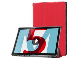 Huawei MediaPad M5 10.8 inch Case, Huawei MediaPad M5 8.4 inch Case, Gylint Smart Case Trifold Stand with Auto Sleep/Wake For Huawei MediaPad M5 8.4/10.8 inch Tablet (Red, M5 10.8 inch) Huawei MediaPad M5 10.8 inch Case, Huawei MediaPad M5 8.4 inch Case, Gylint Smart Case Trifold Stand with Auto Sleep/Wake For Huawei MediaPad M5 8.4/10.8 inch Tablet (Red, M5 10.8 inch)