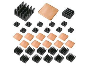Lanpu 30 PCS Raspberry Pi Heatsink Kit Copper Raspberry Pi Aluminum Heatsink for cooling cooler Raspberry Pi 3, Pi 2, Pi Model B+ Lanpu 30 PCS Raspberry Pi Heatsink Kit Copper Raspberry Pi Aluminum Heatsink for cooling cooler Raspberry Pi 3, Pi 2, Pi Model B+
