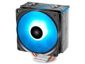 DEEPCOOL GAMMAXX GT BK, CPU Air Cooler, SYNC RGB Fan and RGB Black Top Cover, Cable or Motherboard Control Supported, 4 Heatpipes, 120mm RGB Fan, Universal Socket Solution DEEPCOOL GAMMAXX GT BK, CPU Air Cooler, SYNC RGB Fan and RGB Black Top Cover, Cable or Motherboard Control Supported, 4 Heatpipes, 120mm RGB Fan, Universal Socket Solution