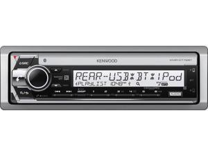 In-Dash CD Receiver - Built-in Bluetooth - Satellite Radio-ready with Detachable Faceplate - Gray In-Dash CD Receiver - Built-in Bluetooth - Satellite Radio-ready with Detachable Faceplate - Gray