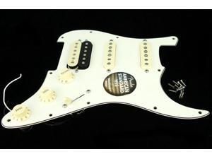 New Fender ShawBucker Loaded HSS Strat Pickguard CS 69 Pickups Zebra Parchment New Fender ShawBucker Loaded HSS Strat Pickguard CS 69 Pickups Zebra Parchment