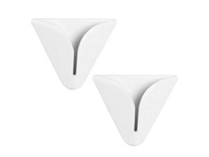 InterDesign Self-Adhesive Towel Grabber, White, Set of 2 InterDesign Self-Adhesive Towel Grabber, White, Set of 2