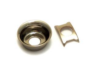 Black Nickel Recessed "Cup" Jack Plate for Fender Telecaster/Tele JP-TLC-BN Black Nickel Recessed "Cup" Jack Plate for Fender Telecaster/Tele JP-TLC-BN