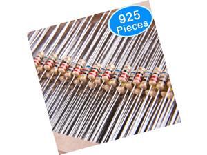 AUSTOR 925 Pieces 37 Values 5% Carbon Film Resistors Assortment Kit, 0 Ohm-1M... AUSTOR 925 Pieces 37 Values 5% Carbon Film Resistors Assortment Kit, 0 Ohm-1M...