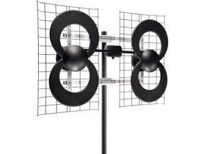 Outdoor Antenna 20 in. L x 28 in. W x 5 in. D 4-Quad-Loop Satellite Signal Outdoor Antenna 20 in. L x 28 in. W x 5 in. D 4-Quad-Loop Satellite Signal