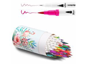 Ohuhu 60 Colors Art Markers Dual Tips Coloring Brush Pen & Fineliner Color Pens Ohuhu 60 Colors Art Markers Dual Tips Coloring Brush Pen & Fineliner Color Pens