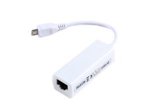 Micro USB 2.0 5 Pin to Ethernet 10/100Mbps RJ45 Network LAN Adapter Card for Tablet Micro USB 2.0 5 Pin to Ethernet 10/100Mbps RJ45 Network LAN Adapter Card for Tablet