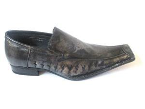 awesomemall men's Dress Loafer Blake/Silver Tribal Design Pointy-Toe A400771 awesomemall men's Dress Loafer Blake/Silver Tribal Design Pointy-Toe A400771