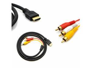 1080P HDMI Male to 3 smartrouterx AV Cable Cord Adapter Converter Video Audio DVD US 1080P HDMI Male to 3 smartrouterx AV Cable Cord Adapter Converter Video Audio DVD US