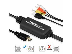 1080P HDMI to 3 RCA AV Video Audio Cable Converter Adapter For HDTV PS4 XBOX DVD 1080P HDMI to 3 RCA AV Video Audio Cable Converter Adapter For HDTV PS4 XBOX DVD