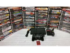 fitwalmart PlaySton 2 PS2 Slim Edition Black/Silver Console System with games fitwalmart PlaySton 2 PS2 Slim Edition Black/Silver Console System with games