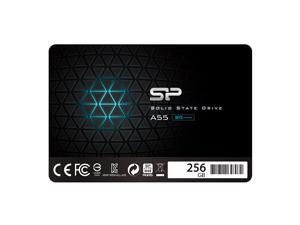 Silicon Power 256GB SSD 3D NAND A55 SLC Cache Performance Boost SATA III 2.5" 7mm (0.28") Internal Solid State Drive (SP256GBSS3A55S25) Silicon Power 256GB SSD 3D NAND A55 SLC Cache Performance Boost SATA III 2.5" 7mm (0.28") Internal Solid State Drive (SP256GBSS3A55S25)