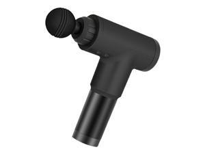 Massage Gun Sport Recovery Fitness Exercise Muscle Massager & 4 Heads Black Massage Gun Sport Recovery Fitness Exercise Muscle Massager & 4 Heads Black