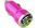 Insten Dual USB Mini Car Charger Adapter compatible with Samsung Galaxy S4 / SIV / i9500, Hot Pink - image 1