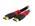 Insten 675815 6 ft. Mesh Black with Red / Black Plug High Speed HDMI Cable M/M - image 2