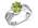 Regal Helix 1.25 carats Peridot Ring in Sterling Silver Size 8 - image 1