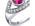 Captivating Curves 1.00 carats Ruby Ring in Sterling Silver Size 5 - image 2