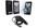 Black Rubberized Hard Coated Case+3 LCD SP+Car Charger compatible with HTC EVO 4G Sprint - image 1