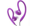 Jvc Ha-Ebx85-V Ladies' Sports Clip Headphones (Violet) - image 2