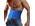 Waist Trimmer Wrap Fat Cellulite Burner Body Leg Slimming Shaper Exercise Belt (Blue) - image 1