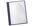 Oxford 50443 Paper Report Cover, Tang Clip, Letter, 1/2" Capacity, Clear/Navy, 5/Pack - image 1