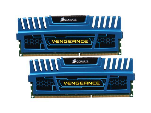 CORSAIR Vengeance 8GB (2 x 4GB) 240-Pin DDR3 SDRAM DDR3 1600 (PC3 12800) Desktop Memory Model CMZ8GX3M2A1600C9B