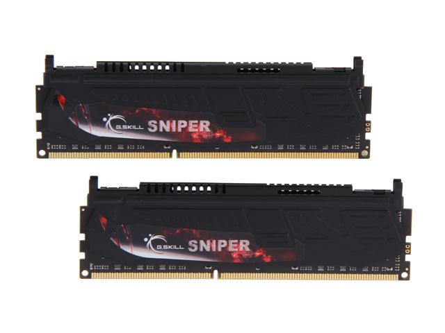 G.SKILL Sniper Gaming Series 16GB (2 x 8GB) 240-Pin DDR3 SDRAM DDR3 1866 (PC3 14900) Desktop Memory Model F3-1866C10D-16GSR